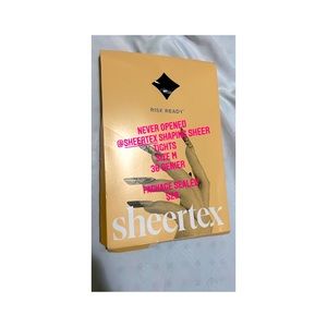 SHEERTEX 30 Denier Control Top Black Tights Medium